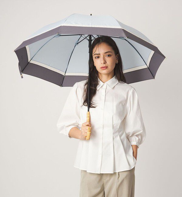 UNITED ARROWS green label relaxing「バンブーハンドル キリツギ アンブレラ / 傘 / レイン」|傘|LT.BLUE