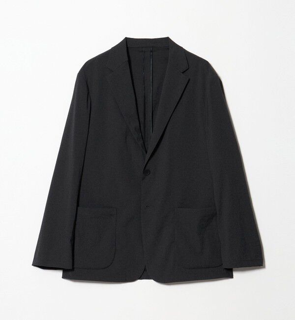 UNITED ARROWS「ウェザーコンフォート メランジ シングル 2ボタン ジャケット 撥水 ヨコストレッチ」|テーラードジャケット|DK.GRAY