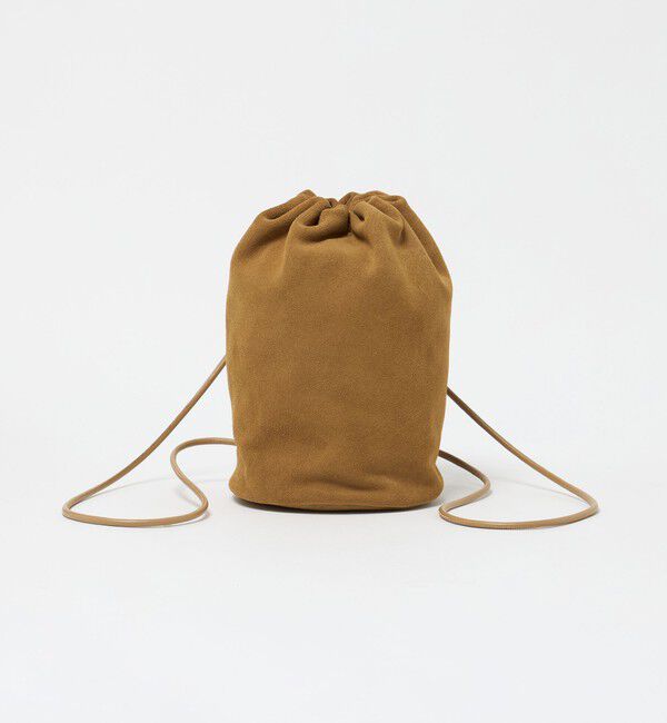 BEAUTY&YOUTH UNITED ARROWS「レザー ナップサック」|リュック|BEIGE