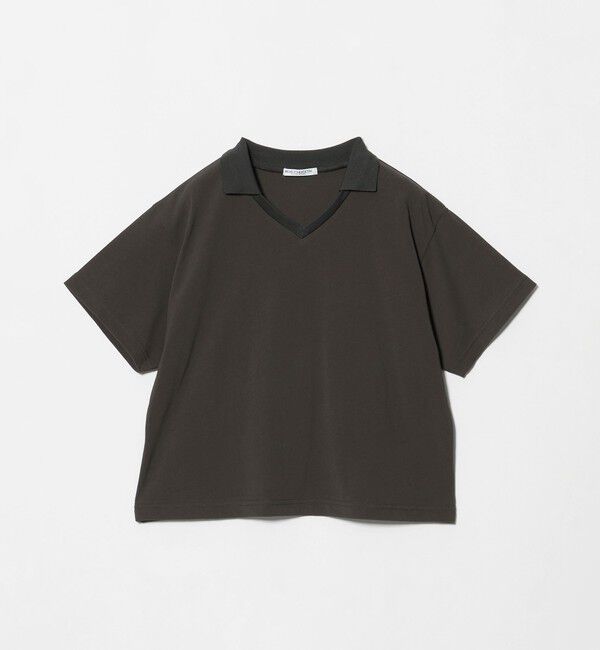 BEAUTY&YOUTH UNITED ARROWS「コットン 2トーン Vネック プルオーバー」|Tシャツ・カットソー|DK.GRAY