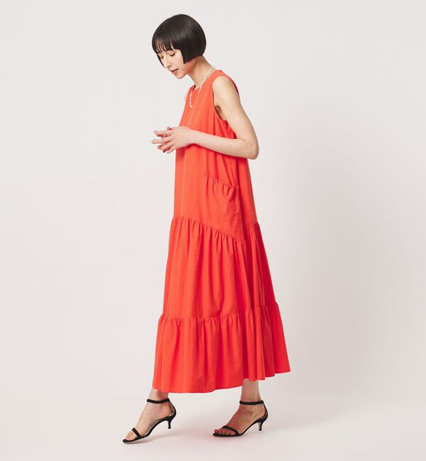 UNITED ARROWS「ポケット ティアード マキシスカート」|ワンピース|