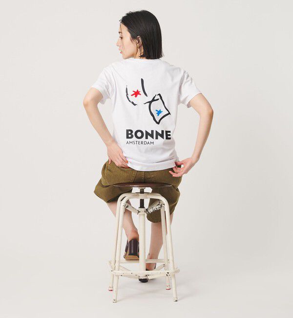 BEAUTY&YOUTH UNITED ARROWS「【別注】＜BONNE＞プリント Tシャツ」|Tシャツ・カットソー|