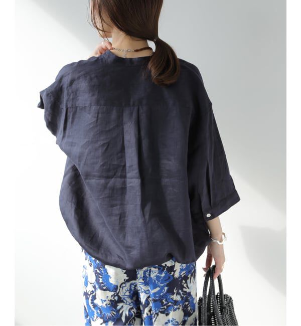 JOURNAL STANDARD relume「《一部WEB限定追加予約》カラーリネンドロストシャツ」|シャツ・ブラウス|