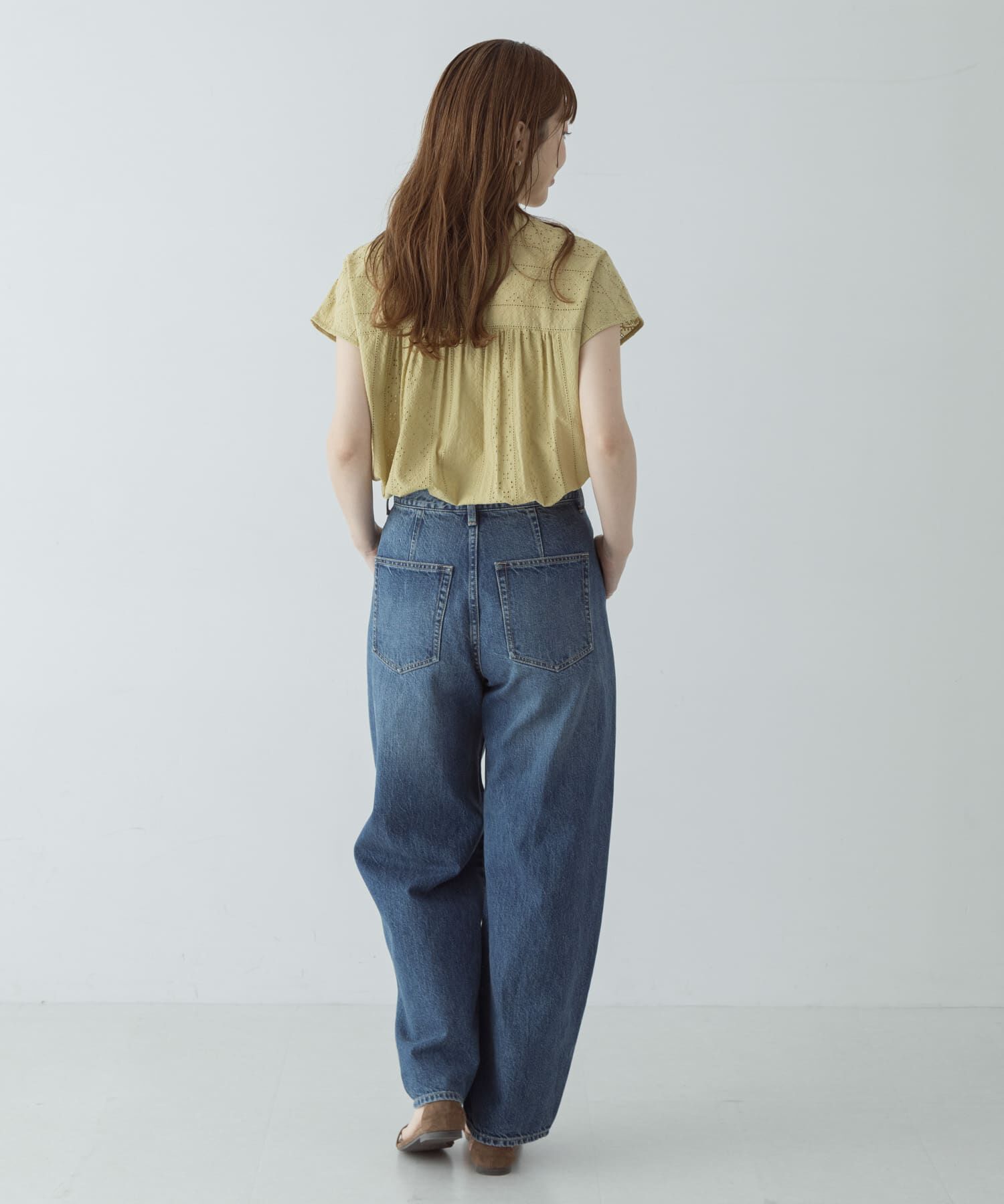 Sonny Label 「『WEB限定』バンドカラーコットンレースシャツ」|シャツ・ブラウス|
