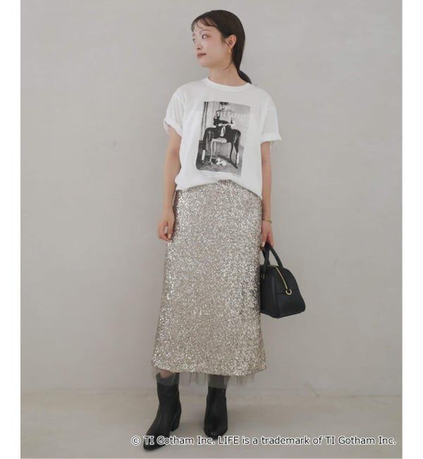 SLOBE IENA「《追加4》GOOD ROCK SPEED SLOBE別注 LIFE PC PHOTO TEE1」|Tシャツ・カットソー|