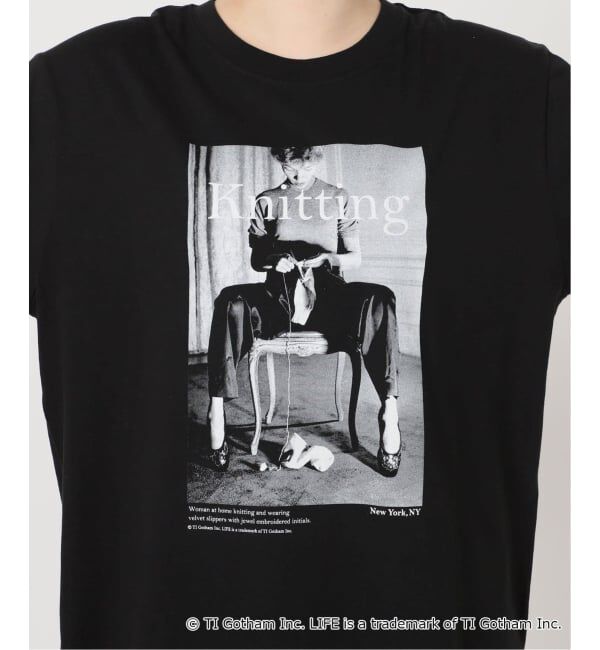 SLOBE IENA「《追加4》GOOD ROCK SPEED SLOBE別注 LIFE PC PHOTO TEE1」|Tシャツ・カットソー|