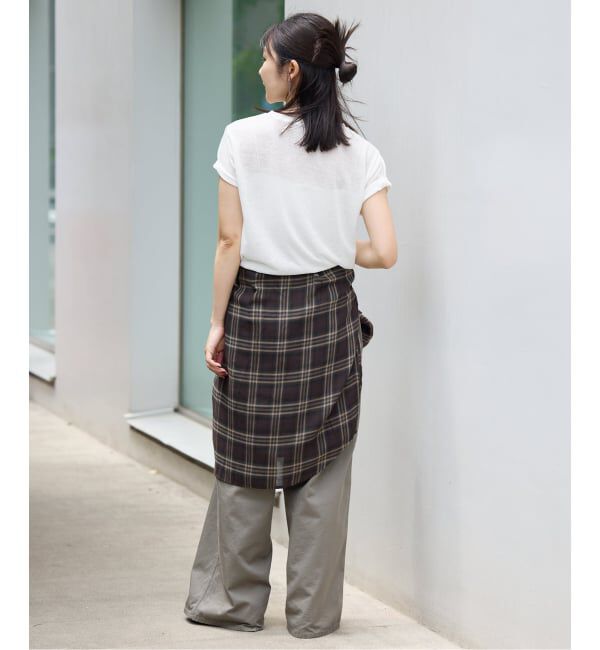 SLOBE IENA「《追加2》スラブ天竺5分袖TEE」|Tシャツ・カットソー|