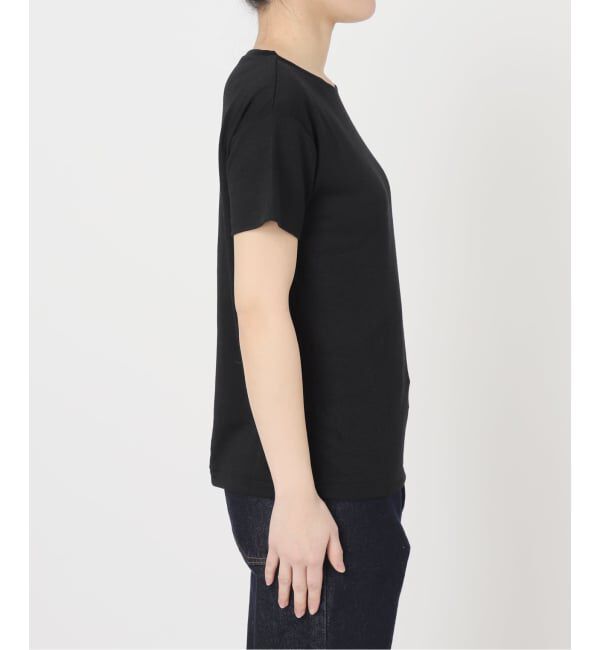 SLOBE IENA「《追加2》スラブ天竺5分袖TEE」|Tシャツ・カットソー|