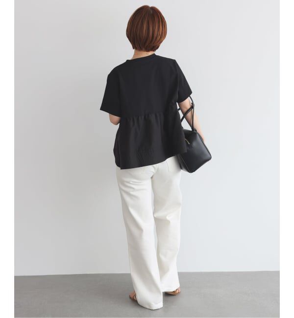 SLOBE IENA「《予約》ペプラムデザインカットソー」|Tシャツ・カットソー|