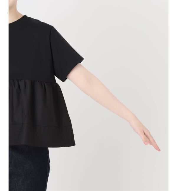SLOBE IENA「《予約》ペプラムデザインカットソー」|Tシャツ・カットソー|