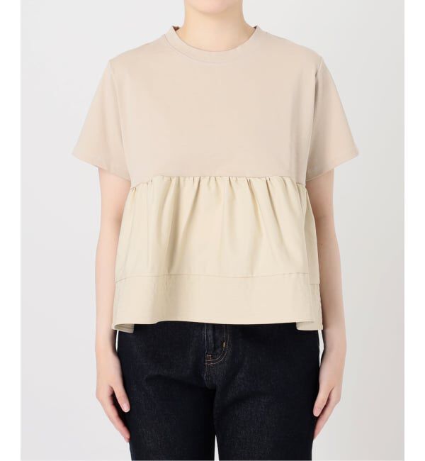 SLOBE IENA「《予約》ペプラムデザインカットソー」|Tシャツ・カットソー|