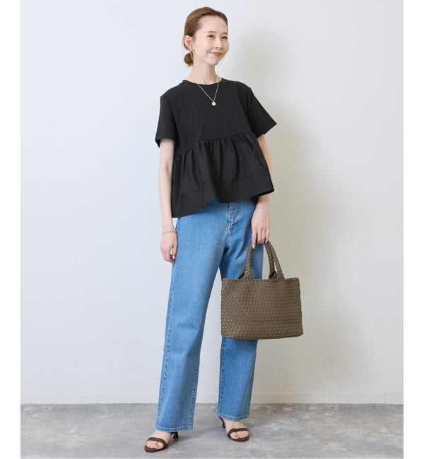 SLOBE IENA「《予約》ペプラムデザインカットソー」|Tシャツ・カットソー|
