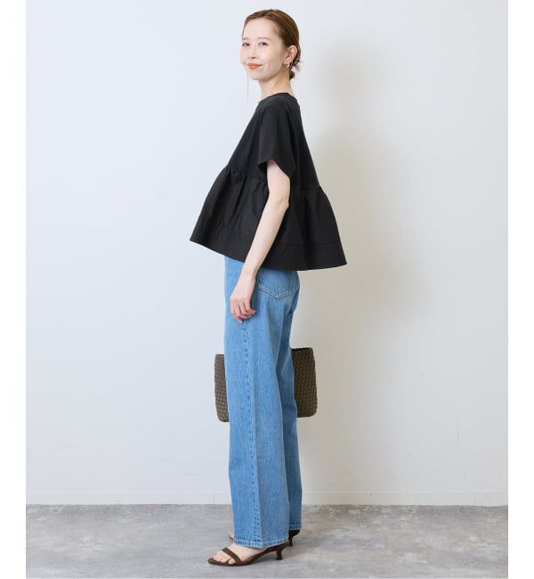 SLOBE IENA「《予約》ペプラムデザインカットソー」|Tシャツ・カットソー|