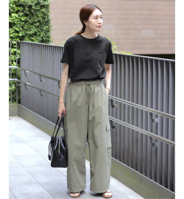 SLOBE IENA「《WEB限定/追加予約》アイラッシュレースTシャツ」|Tシャツ・カットソー|