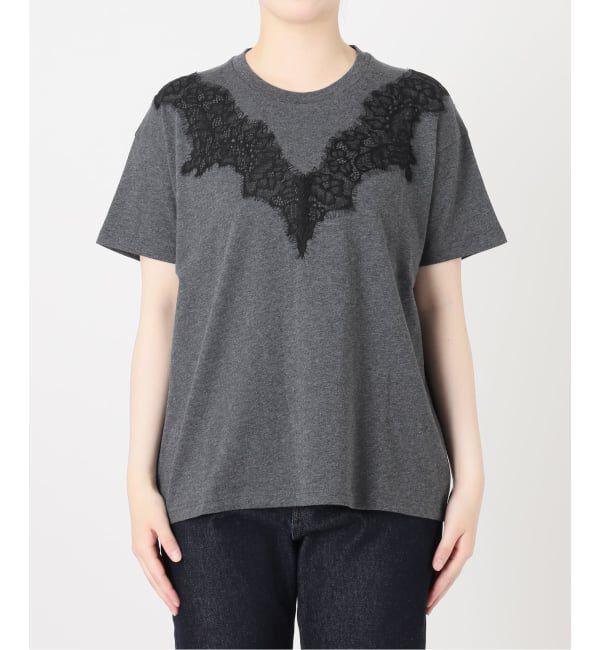 SLOBE IENA「《WEB限定/追加予約》アイラッシュレースTシャツ」|Tシャツ・カットソー|