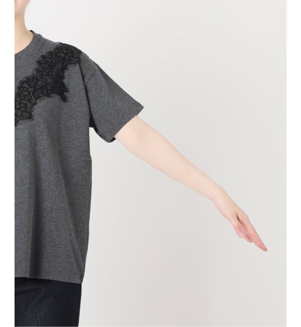SLOBE IENA「《WEB限定/追加予約》アイラッシュレースTシャツ」|Tシャツ・カットソー|