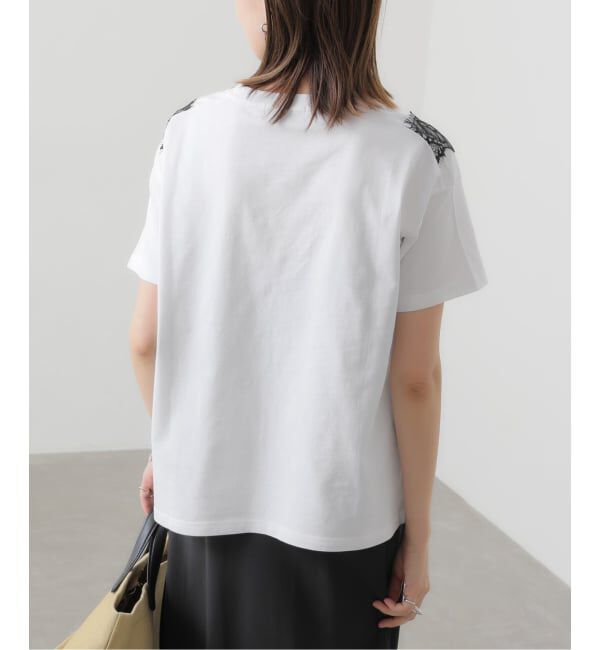 SLOBE IENA「《WEB限定/追加予約》アイラッシュレースTシャツ」|Tシャツ・カットソー|