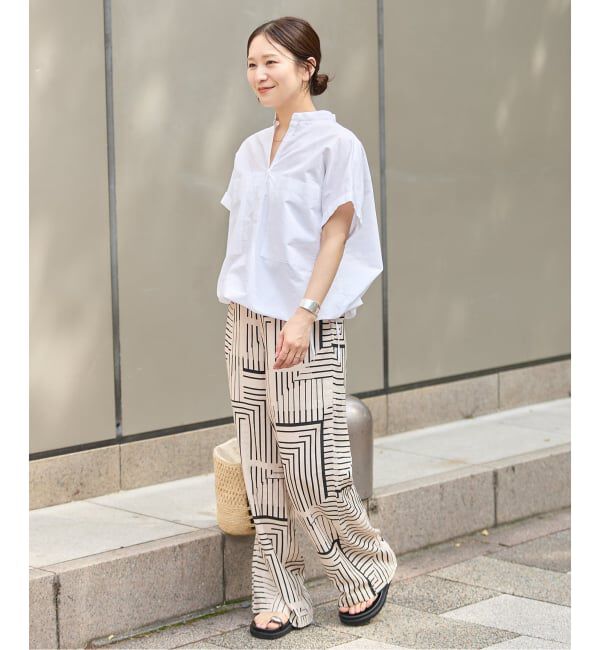 JOURNAL STANDARD「《追加2》ハードマンズリネンコットンフレンチスリーブスキッパーシャツ」|シャツ・ブラウス|