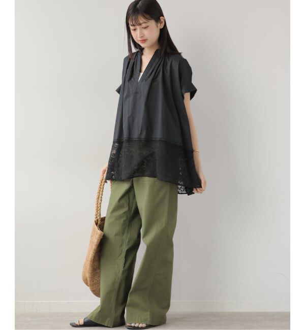 JOURNAL STANDARD relume「ローンレース切り替えブラウス」|シャツ・ブラウス|