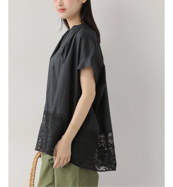 JOURNAL STANDARD relume「ローンレース切り替えブラウス」|シャツ・ブラウス|