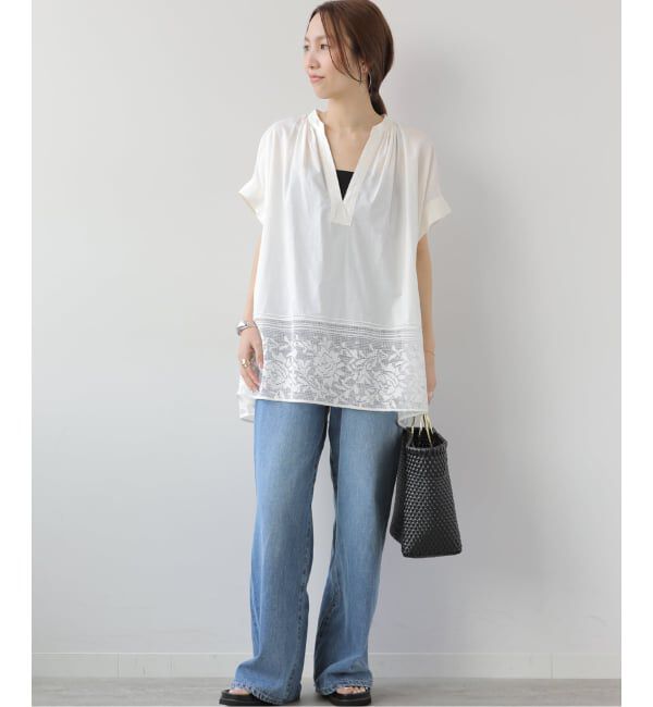 JOURNAL STANDARD relume「ローンレース切り替えブラウス」|シャツ・ブラウス|