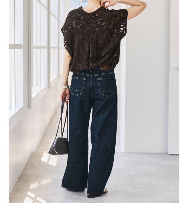 Spick and Span「シアージャガードフレンチシャツ」|シャツ・ブラウス|