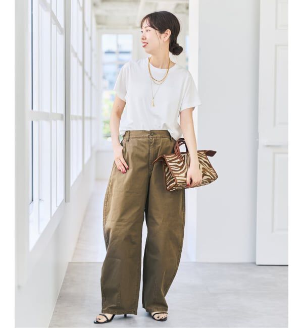 Spick and Span「《追加》汗染み防止ファインコットンTシャツ」|Tシャツ・カットソー|