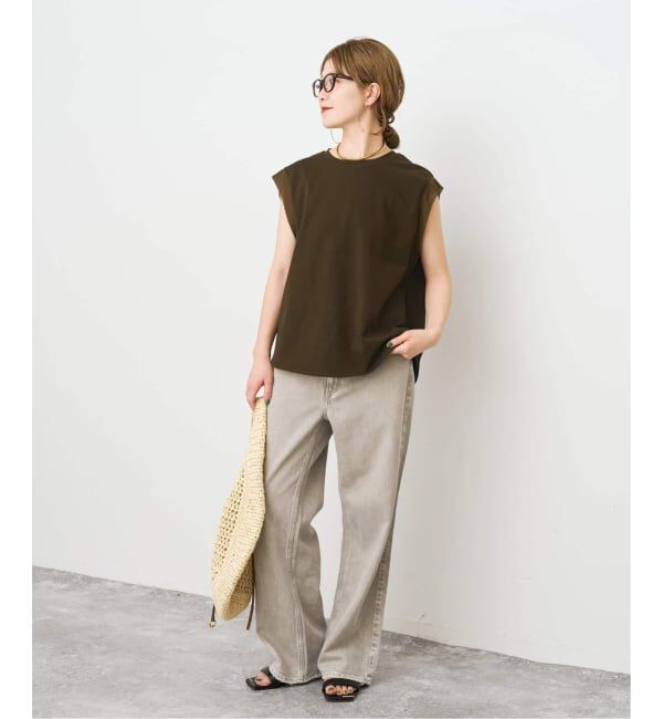 Spick and Span「《追加》オーガンジーコンビルーズプルオーバー」|Tシャツ・カットソー|