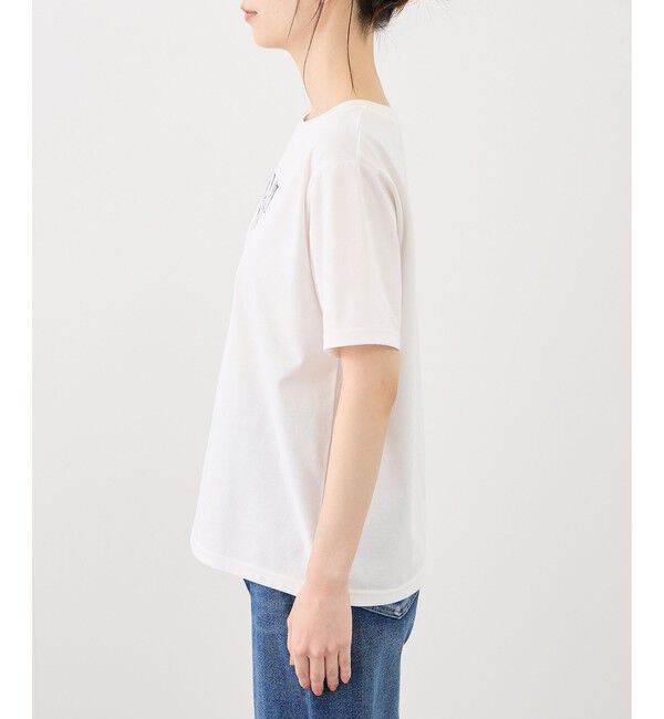 Rope&rsquo;Picnic「RENUロゴ＆フォトアソートプリントTシャツ/UVカット・接触冷感・イージーケア」|Tシャツ・カットソー|