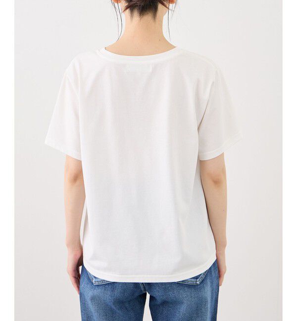 Rope&rsquo;Picnic「RENUロゴ＆フォトアソートプリントTシャツ/UVカット・接触冷感・イージーケア」|Tシャツ・カットソー|