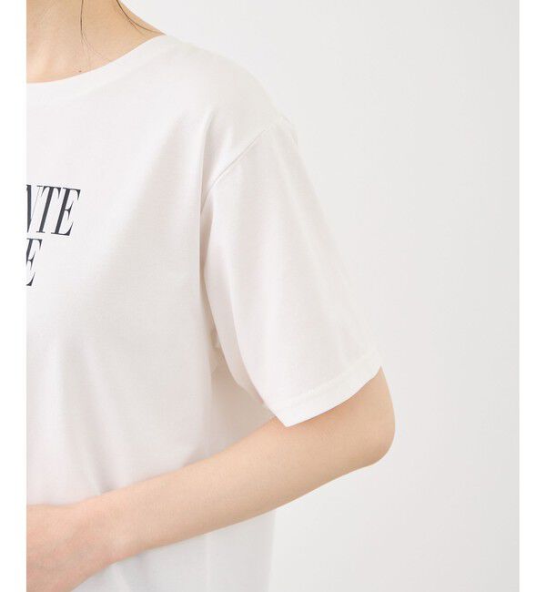 Rope&rsquo;Picnic「RENUロゴ＆フォトアソートプリントTシャツ/UVカット・接触冷感・イージーケア」|Tシャツ・カットソー|