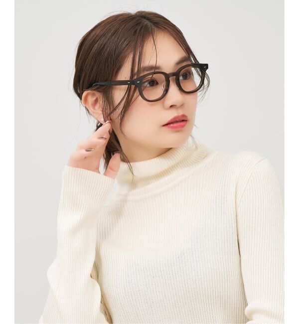  「Zoff｜FRUITS ZIPPER [仲川瑠夏(なかがわ るな)ﾓﾃﾞﾙ] メガネ | フルーツジッパー 眼鏡 レンズ交換券付」|メガネ|