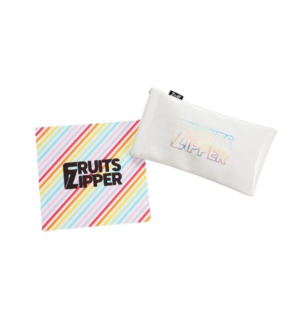  「Zoff｜FRUITS ZIPPER [仲川瑠夏(なかがわ るな)ﾓﾃﾞﾙ] メガネ | フルーツジッパー 眼鏡 レンズ交換券付」|メガネ|