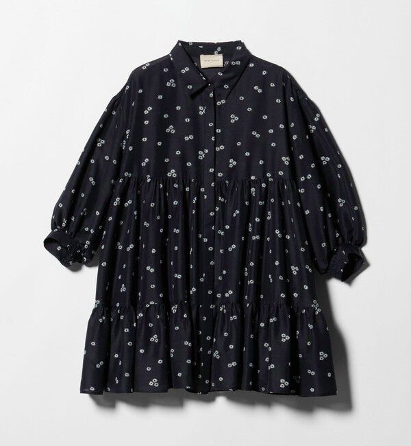 UNITED ARROWS「フラワー プリント ティアード チュニック」|シャツ・ブラウス|
