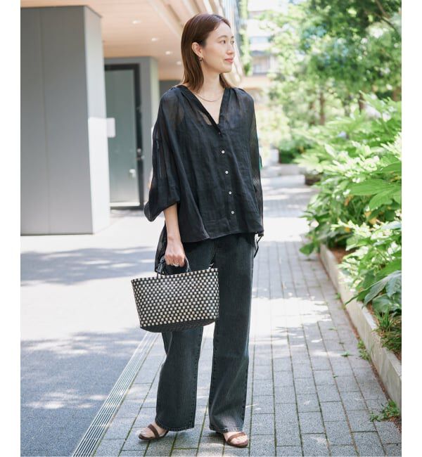 SLOBE IENA「《追加》ラミースキッパーシャツ」|シャツ・ブラウス|