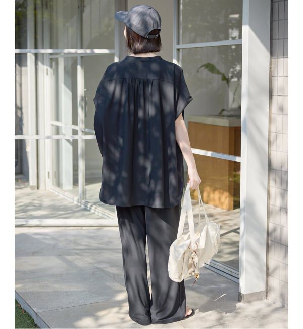 SLOBE IENA「《2枚セット》カットジョーゼットセットアップ」|Tシャツ・カットソー|