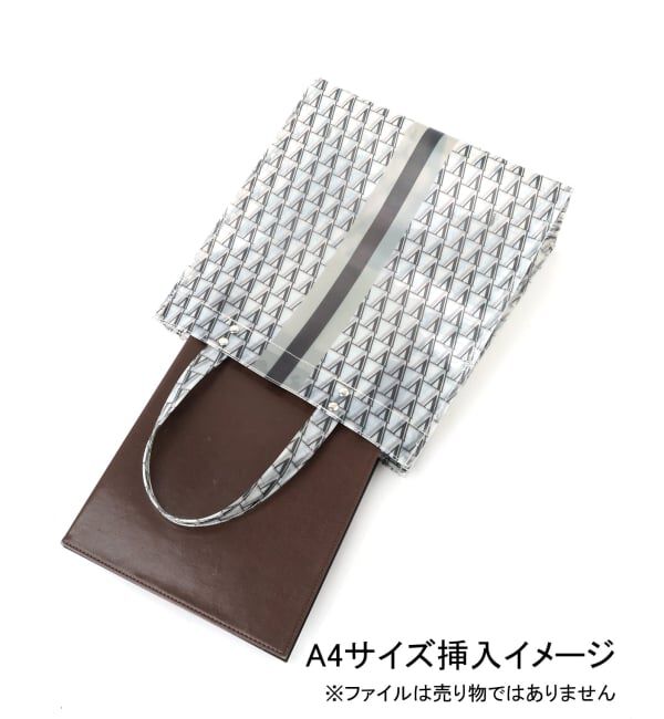 VERMEIL par iena「《追加》VERMEILモノグラム PVCトートバッグ」|トートバッグ|