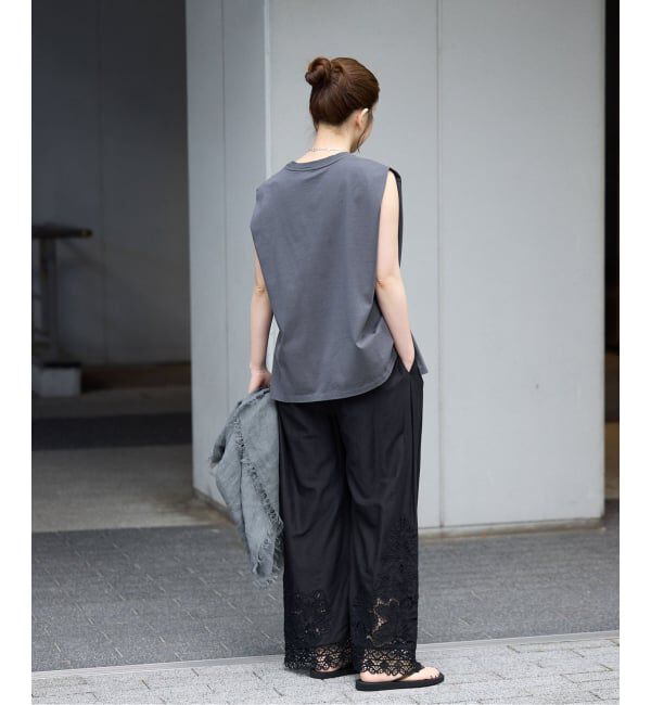 IENA「《追加》カットワークレースパンツ」|その他|
