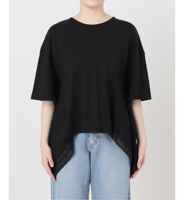 IENA「AAYUSHI/アユーシ バックスカーフハーフスリーブトップス SGN08110」|Tシャツ・カットソー|