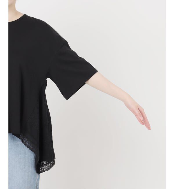 IENA「AAYUSHI/アユーシ バックスカーフハーフスリーブトップス SGN08110」|Tシャツ・カットソー|