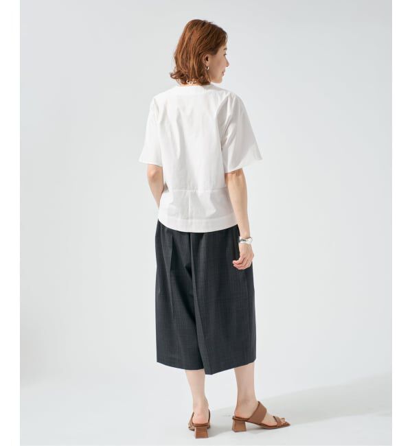 VERMEIL par iena「cotton back satin T-ブラウス」|シャツ・ブラウス|