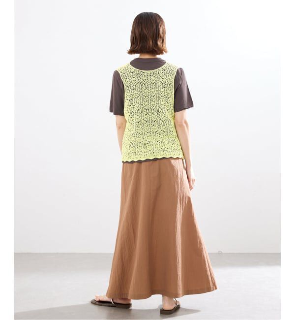 IENA「《追加》enrica/エンリカ レースガラKNIT ニット KNIT 225」|ニット・セーター|