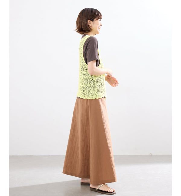 IENA「《追加》enrica/エンリカ レースガラKNIT ニット KNIT 225」|ニット・セーター|