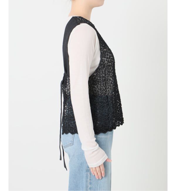 IENA「《追加》enrica/エンリカ レースガラKNIT ニット KNIT 225」|ニット・セーター|