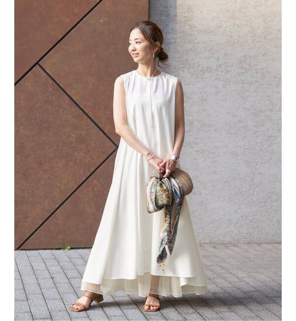 VERMEIL par iena「Panel Flow Dress」|ワンピース|