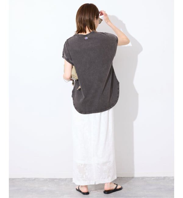 SLOBE IENA「Champion/チャンピオン SLOBE別注 フレンチスリーブロゴTシャツ」|Tシャツ・カットソー|