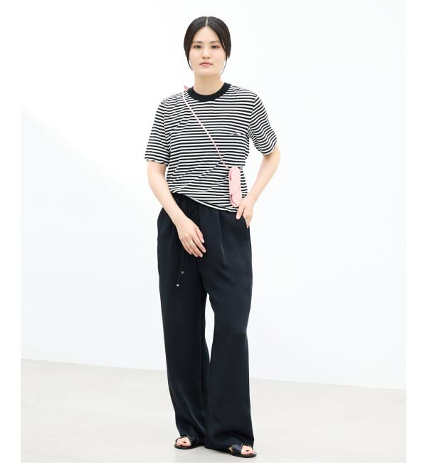 IENA「ATON/エイトン FRESCA SINGLE JERSEY SS EX Tシャツ」|Tシャツ・カットソー|