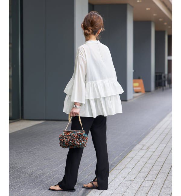 VERMEIL par iena「シアーティアードシャツ」|シャツ・ブラウス|