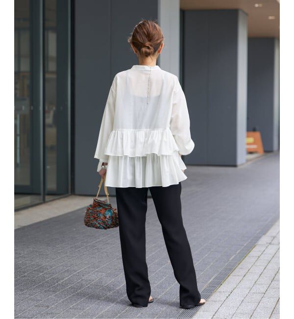 VERMEIL par iena「シアーティアードシャツ」|シャツ・ブラウス|