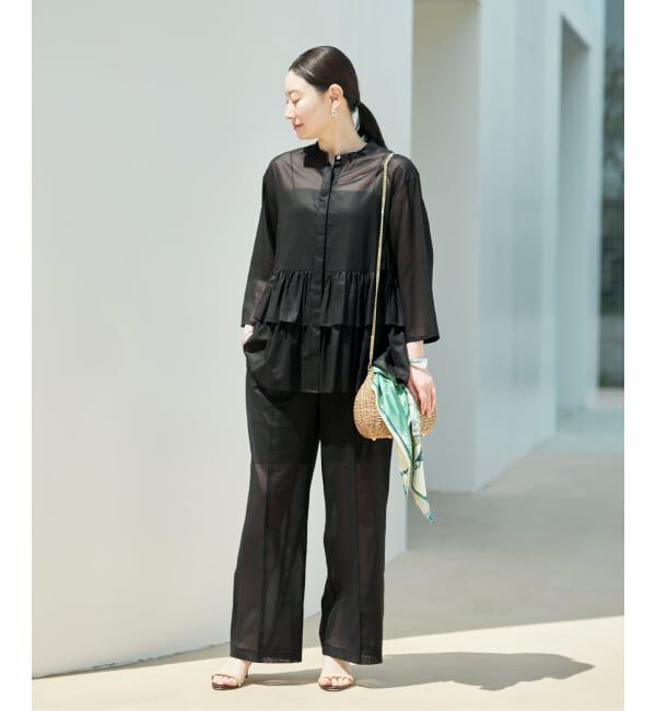 VERMEIL par iena「シアーティアードシャツ」|シャツ・ブラウス|